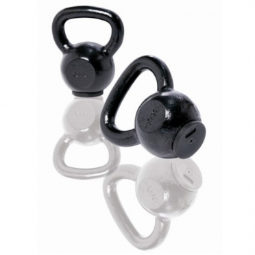 LifeMaxx Gietijzeren Kettlebell 20 kg met rubber voetstuk (LMX 90) 